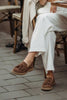 Women's Genuine Leather Loafer Casual Shoes Suma - Brown Suede