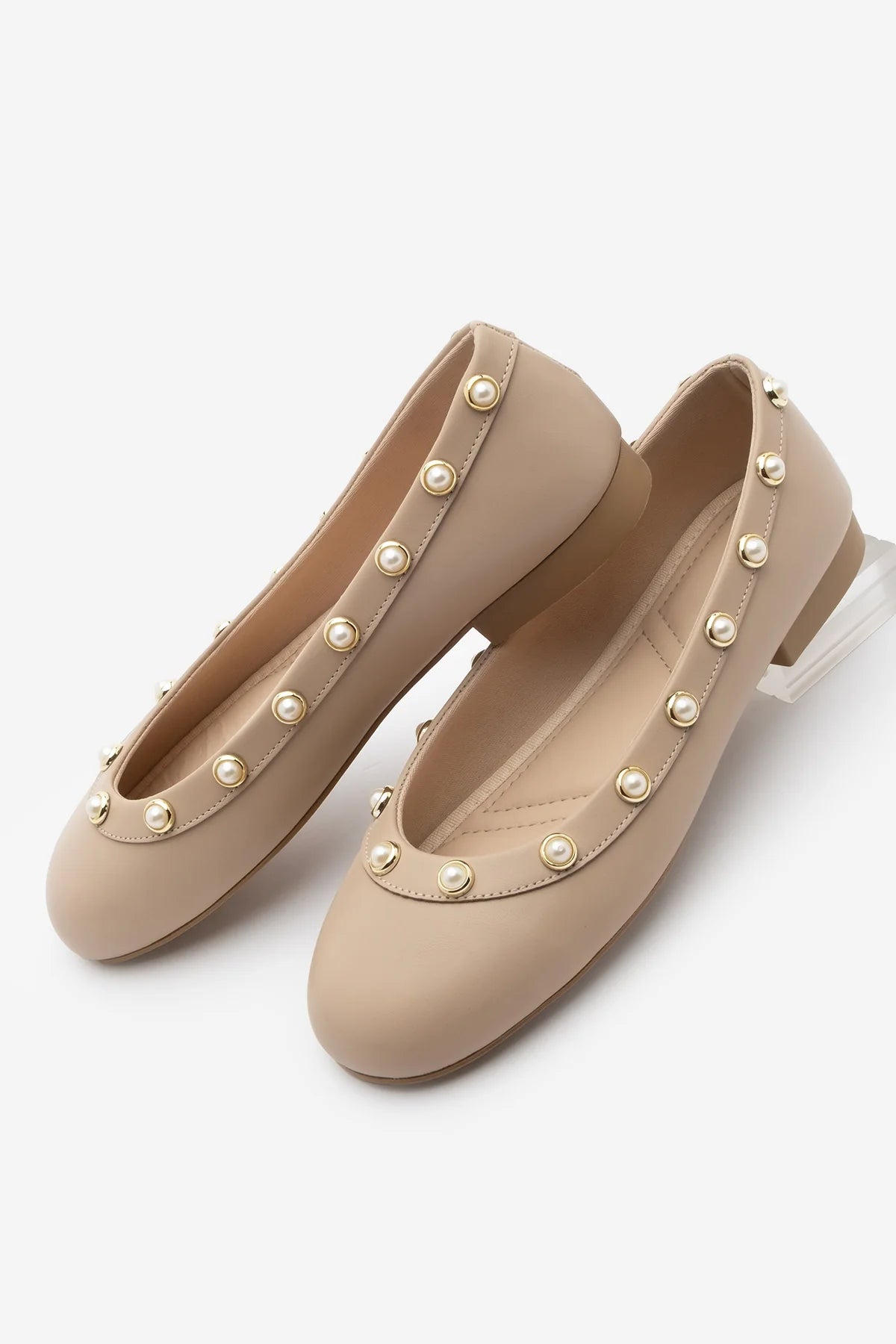 Women's Pearly Daily Ballerinas Vigat - Beige