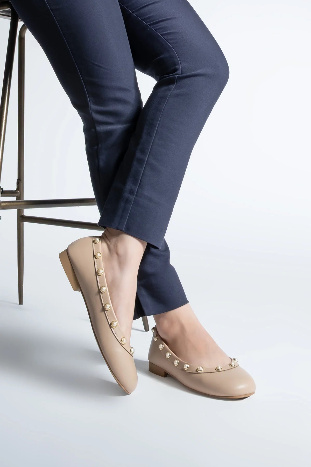 Women's Pearly Daily Ballerinas Vigat - Beige