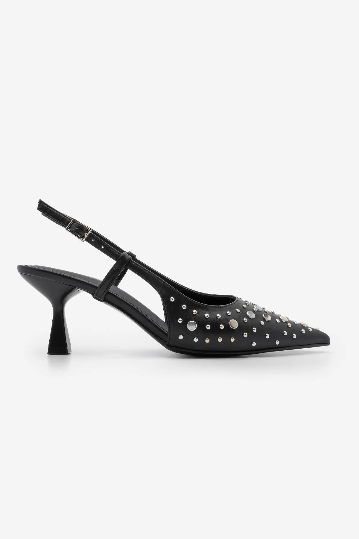 Rofen Black Women’s Studded Stiletto High Heel Shoes | FOOTWEAR | Heels | Lebbse Rofen Black Women’s Studded Stiletto High Heel Shoes | FOOTWEAR | Heels | Lebbse