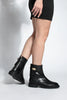 Women's Buckled Casual Boots Himpa - Black