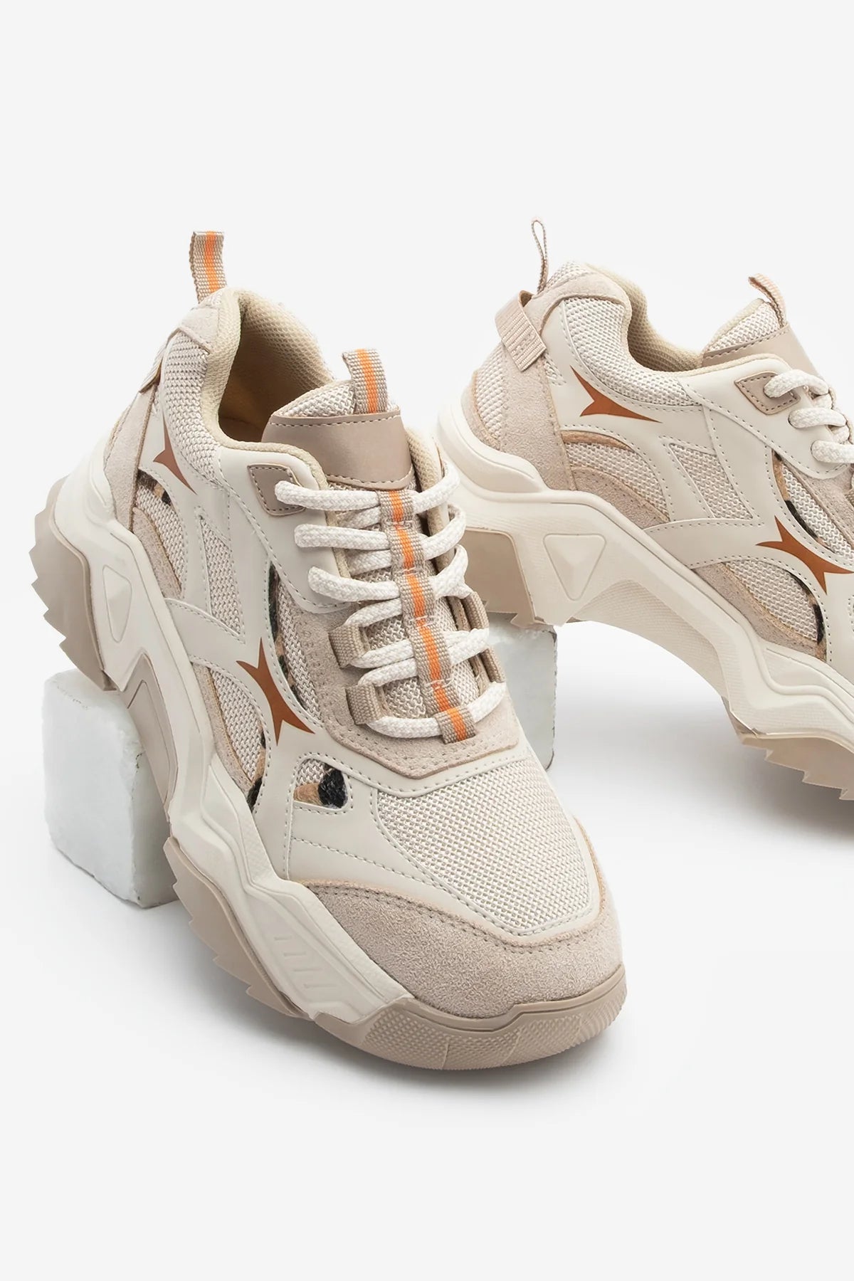Women's Sneaker Sports Shoes Mizon - Beige