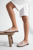 ARGIS Beige Handwoven Daily Women’s Slippers