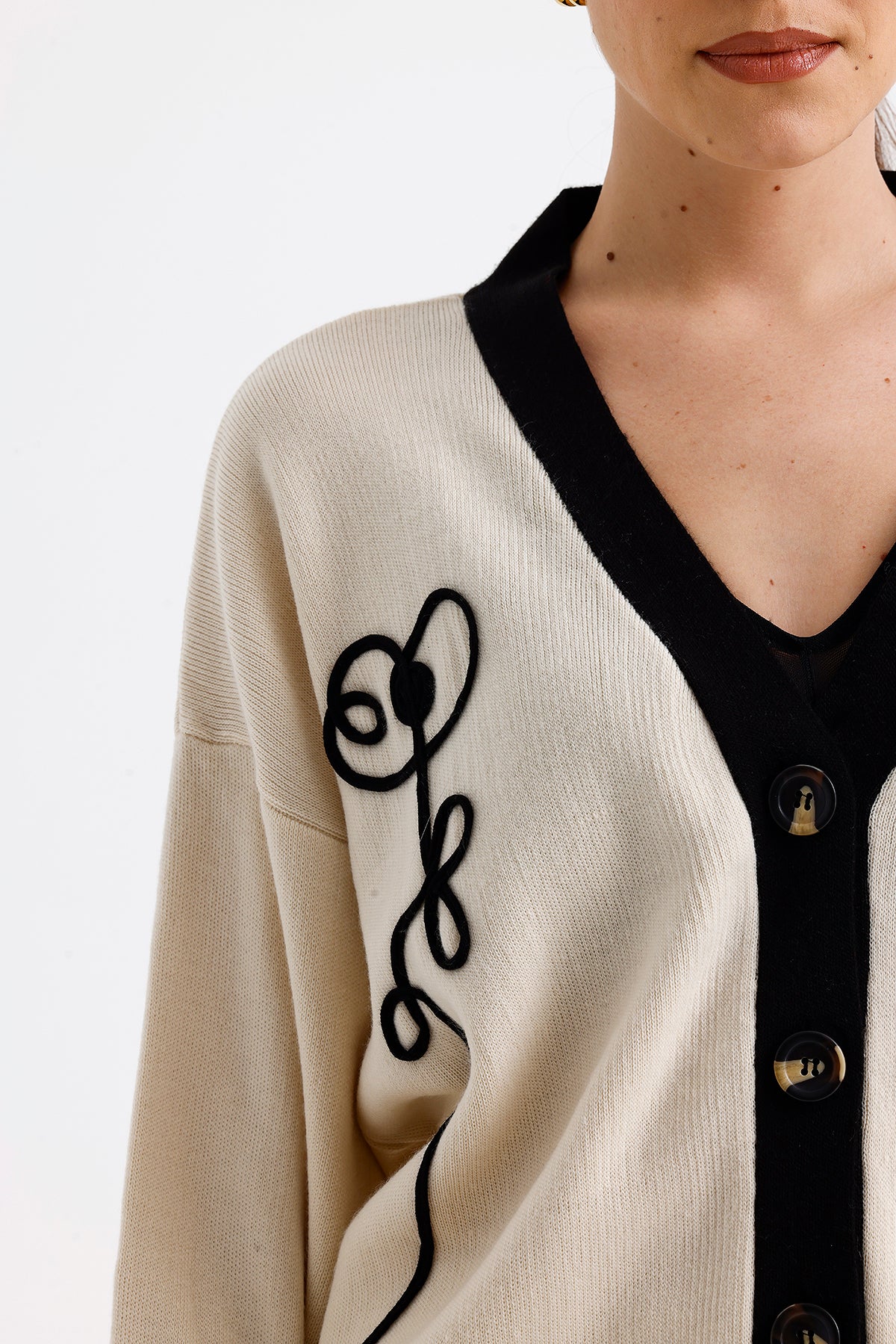 Knitted Cardigan Set Patterned | CLOTHES | Set | Lebbse Knitted Cardigan Set Patterned | CLOTHES | Set | Lebbse
