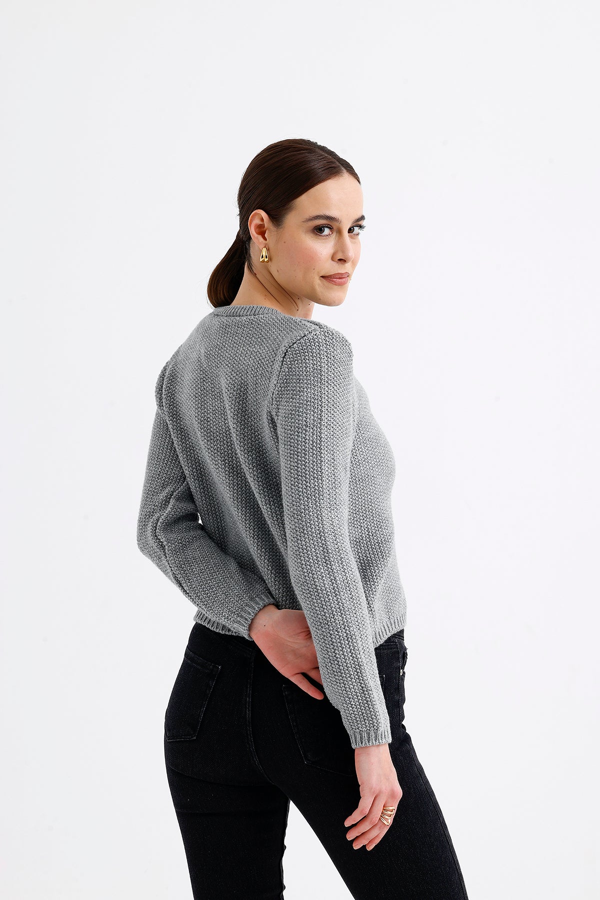 Laced Cardigan Gray | November Vibes | Lebbse Laced Cardigan Gray | November Vibes | Lebbse