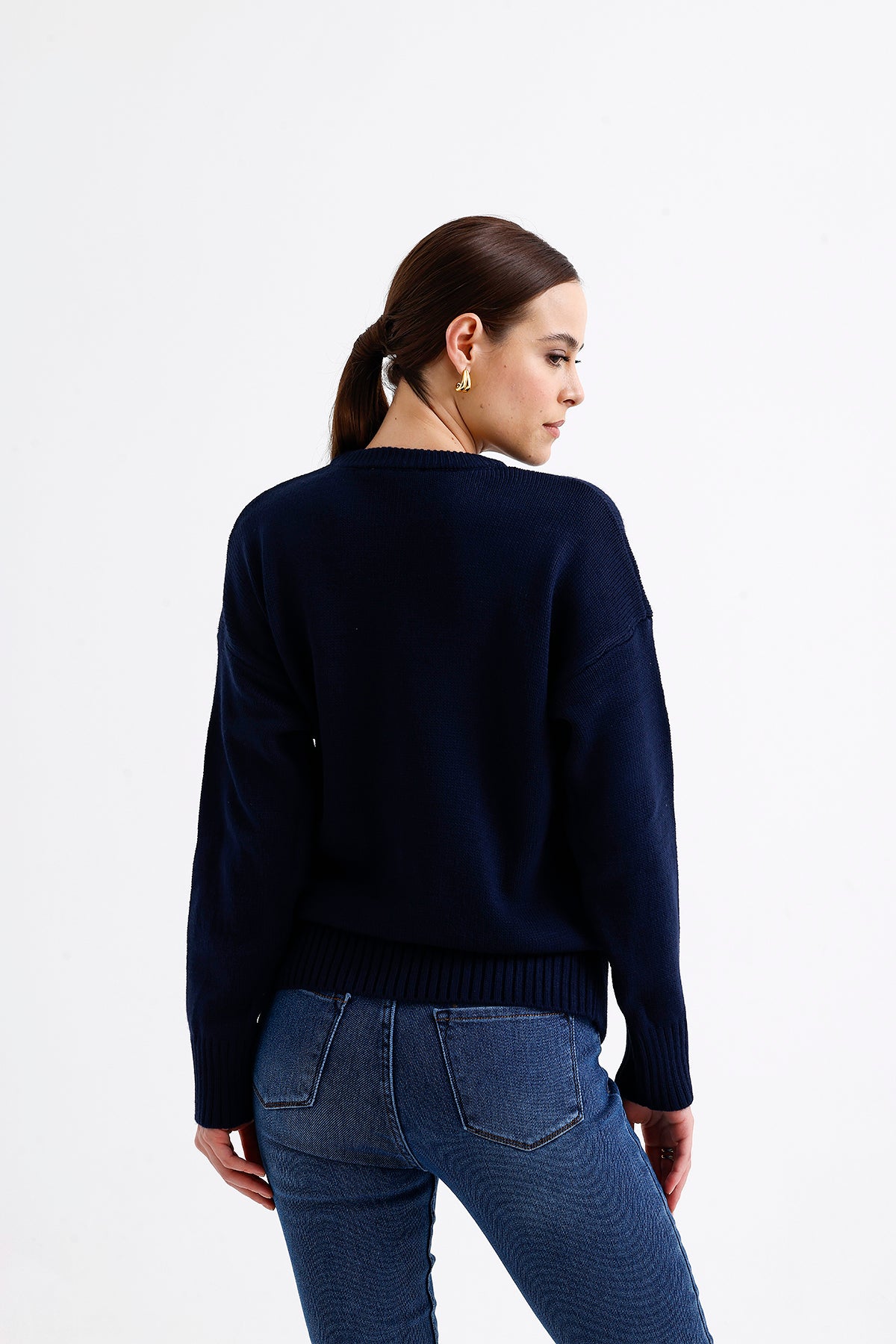 Knitted Heart Sweater | CLOTHES | KNITWEAR | Lebbse Knitted Heart Sweater | CLOTHES | KNITWEAR | Lebbse
