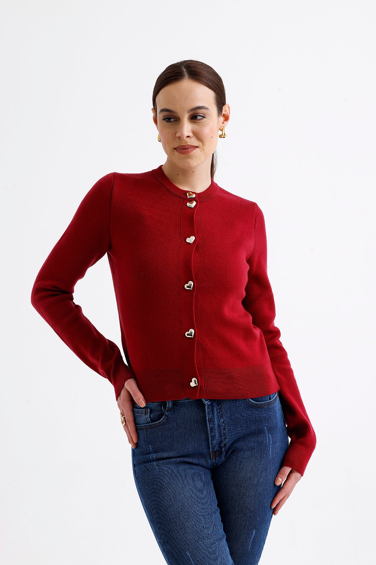 Cardigan Burgundy | CARDIGAN | CLOTHES | Lebbse Cardigan Burgundy | CARDIGAN | CLOTHES | Lebbse