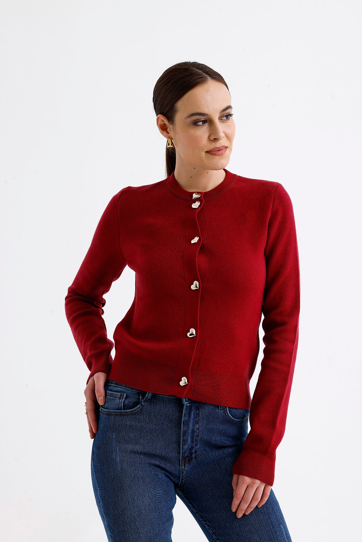 Cardigan Burgundy | CARDIGAN | CLOTHES | Lebbse Cardigan Burgundy | CARDIGAN | CLOTHES | Lebbse