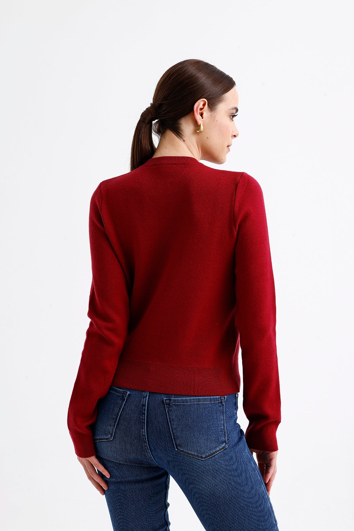 Cardigan Burgundy | CARDIGAN | CLOTHES | Lebbse Cardigan Burgundy | CARDIGAN | CLOTHES | Lebbse