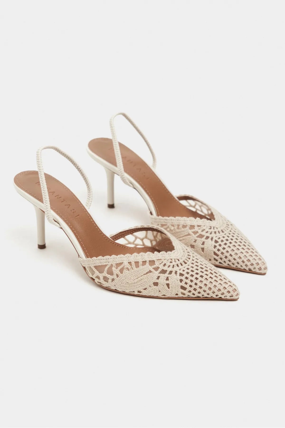 NORELY Beige Knit Mesh Embroidered Slingback Women’s Heels | FOOTWEAR | Heels | Lebbse NORELY Beige Knit Mesh Embroidered Slingback Women’s Heels | FOOTWEAR | Heels | Lebbse