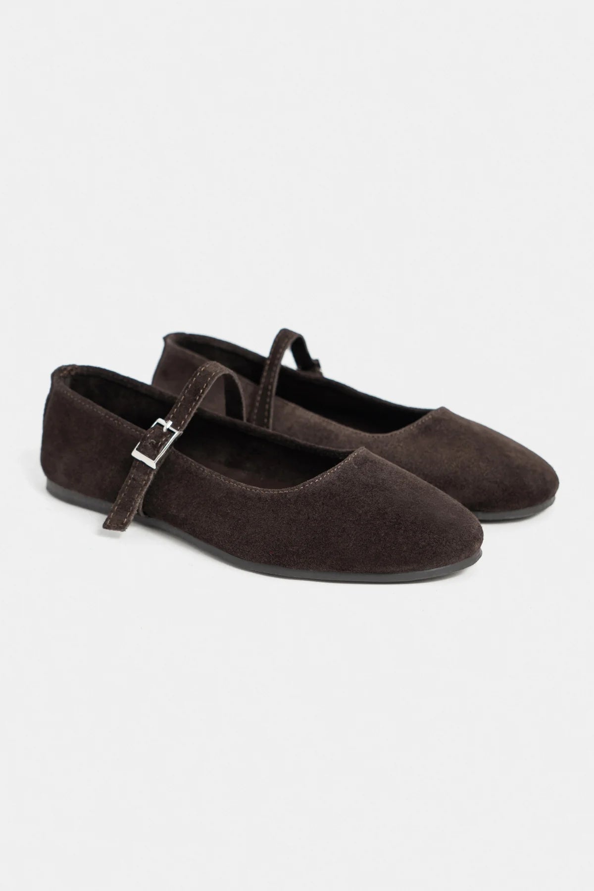 MONO Bitter Coffee Suede Genuine Leather Buckle Detail Women’s Ballet Flats | Ballet Flats | FOOTWEAR | Lebbse MONO Bitter Coffee Suede Genuine Leather Buckle Detail Women’s Ballet Flats | Ballet Flats | FOOTWEAR | Lebbse