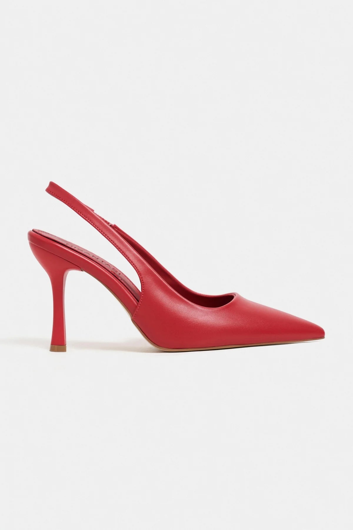 ELARA Red Matte Slingback V-Vamp Pointed Toe Women’s Heels | FOOTWEAR | Heels | Lebbse ELARA Red Matte Slingback V-Vamp Pointed Toe Women’s Heels | FOOTWEAR | Heels | Lebbse