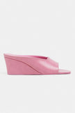 ALLISON Pink Rustic Wedge Heel Women’s Slipper's