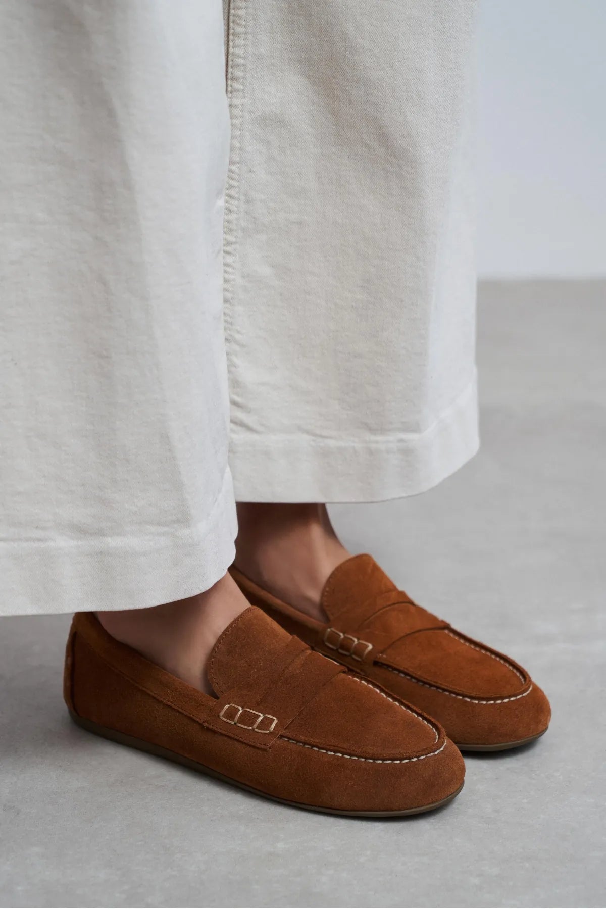 JERY Tan Suede Leather Women’s Loafer Shoes | FOOTWEAR | Loafers | Lebbse JERY Tan Suede Leather Women’s Loafer Shoes | FOOTWEAR | Loafers | Lebbse