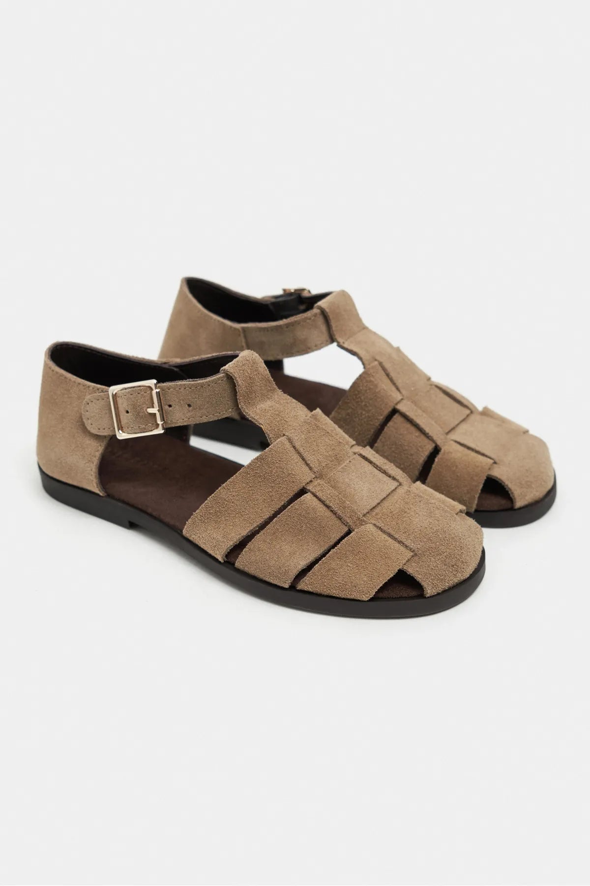 MARCEL Rome Beige Suede Genuine Leather Buckle Detail Women’s Flat Sandals | FOOTWEAR | SANDALET | Lebbse MARCEL Rome Beige Suede Genuine Leather Buckle Detail Women’s Flat Sandals | FOOTWEAR | SANDALET | Lebbse