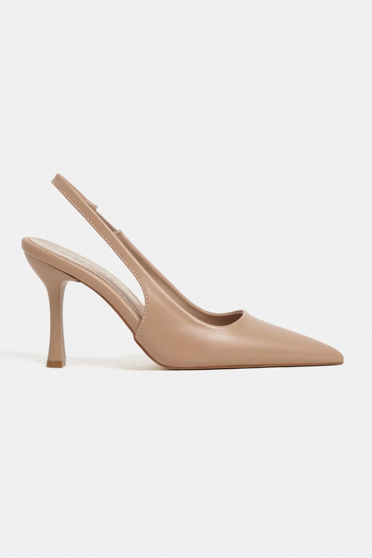 ELARA Nude Matte Slingback V-Vamp Pointed Toe Women’s Heels | FOOTWEAR | Heels | Lebbse ELARA Nude Matte Slingback V-Vamp Pointed Toe Women’s Heels | FOOTWEAR | Heels | Lebbse