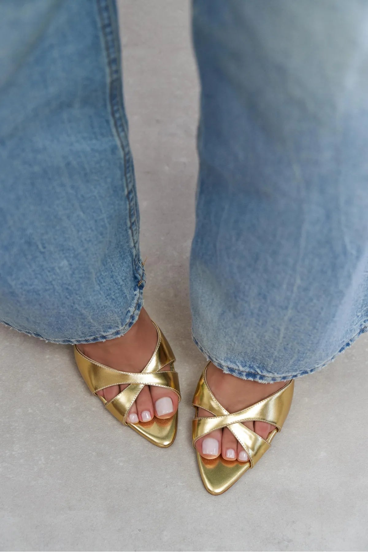 MONICA Gold Metallic Ankle Strap Detail Women’s Stiletto Heels | FOOTWEAR | Heels | Lebbse MONICA Gold Metallic Ankle Strap Detail Women’s Stiletto Heels | FOOTWEAR | Heels | Lebbse