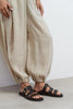 SPIRIT Brown Matte Buckle Detail Flat Women’s Slippers