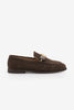MENIVA Brown Suede Stone Detail Women’s Loafers