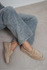 BERY Beige Suede Genuine Leather Women’s Loafer