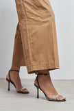 VESPER LEOPARD SATIN TRANSPARENT FRONT HIGH HEEL WOMEN’S SHOES