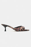 PROMISE Leo Satin Pointed Toe Women’s Thin Heel Slide Slippers