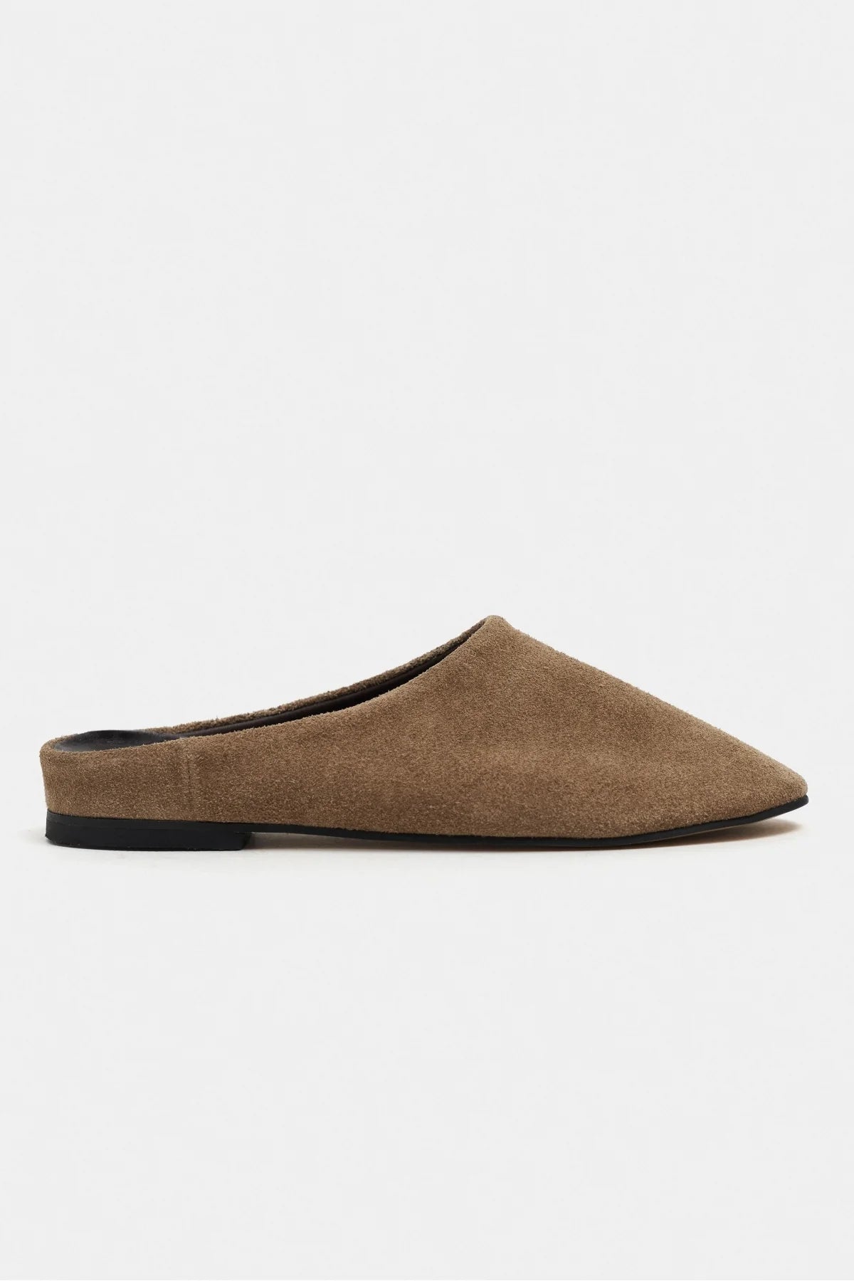 LIZA ROME BEIGE GENUINE LEATHER SUEDE WOMEN’S FLAT LOAFER SLIPPERS