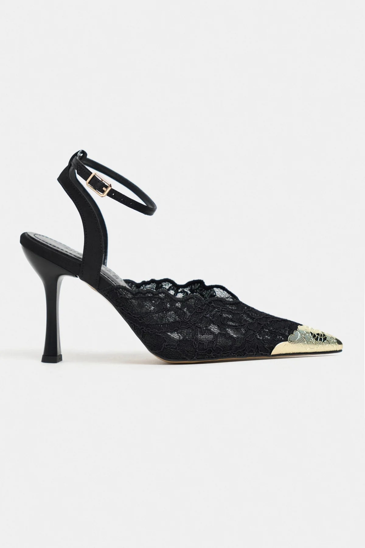 HANNAH Black Lace Embroidered Detail Back Strap Women’s Heels | FOOTWEAR | Heels | Lebbse HANNAH Black Lace Embroidered Detail Back Strap Women’s Heels | FOOTWEAR | Heels | Lebbse