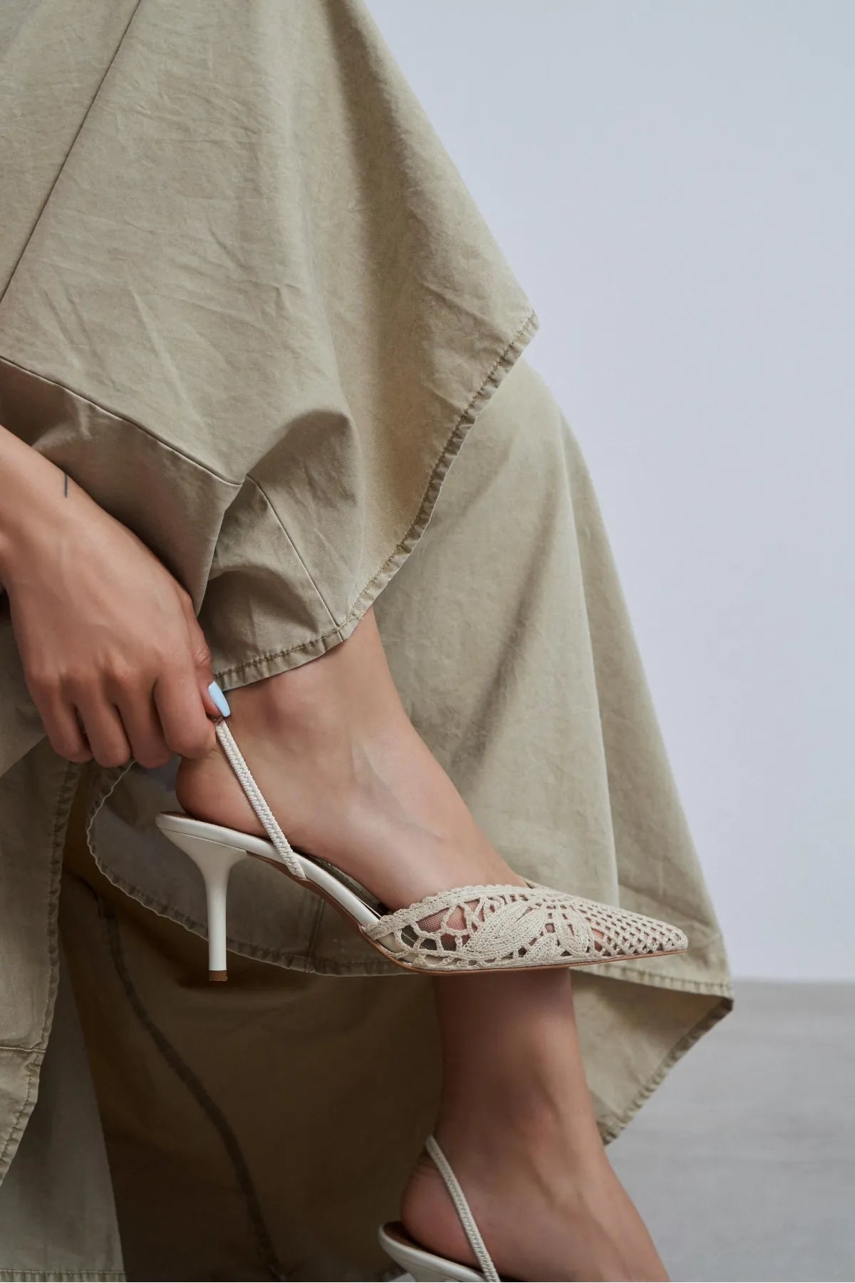NORELY Beige Knit Mesh Embroidered Slingback Women’s Heels | FOOTWEAR | Heels | Lebbse NORELY Beige Knit Mesh Embroidered Slingback Women’s Heels | FOOTWEAR | Heels | Lebbse