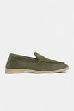 BERY Khaki Suede Genuine Leather Women’s Loafer