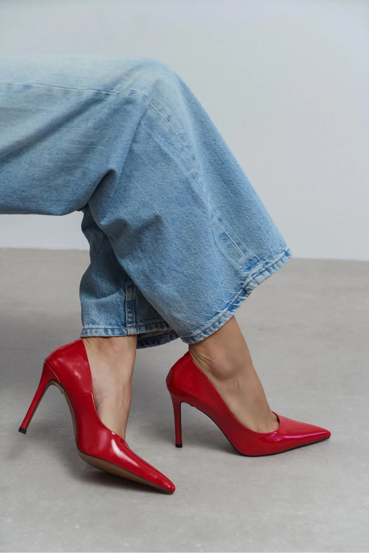 LUNARA Red Rustic Pointed Toe Women’s Stiletto Heels | FOOTWEAR | Heels | Lebbse LUNARA Red Rustic Pointed Toe Women’s Stiletto Heels | FOOTWEAR | Heels | Lebbse