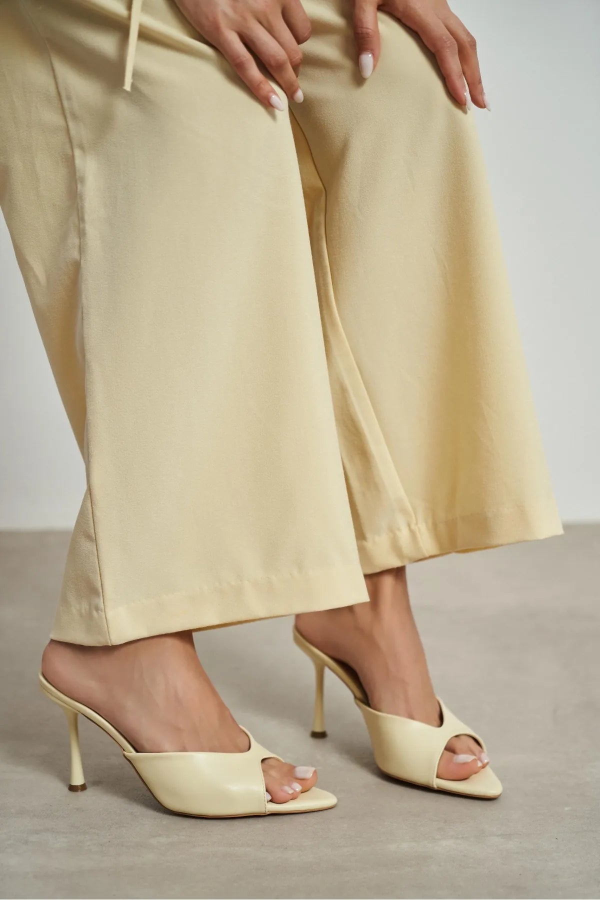 RODI Butter Yellow Matte Pointed Toe Women’s Thin Heel Mule Sandals | FOOTWEAR | Heels | Slipper | Lebbse RODI Butter Yellow Matte Pointed Toe Women’s Thin Heel Mule Sandals | FOOTWEAR | Heels | Slipper | Lebbse