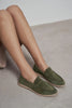 BERY Khaki Suede Genuine Leather Women’s Loafer