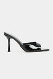 RENATA BLACK PATENT POINTED-TOE WOMEN’S HIGH HEEL Slippers
