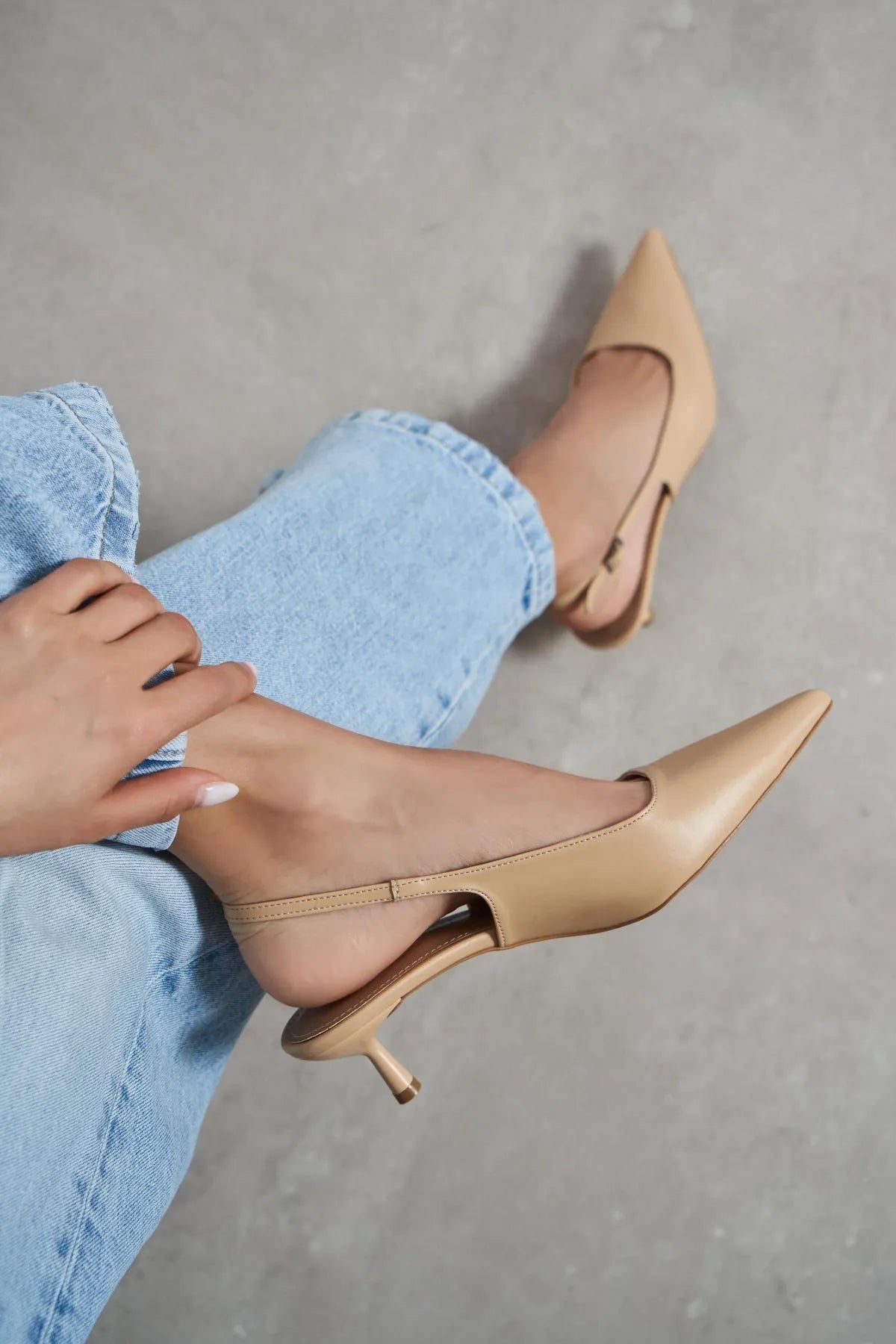 DIPSY Nude Matte Buckle Detail Pointed-Toe Women’s High-Heel Shoes | FOOTWEAR | Heels | Lebbse DIPSY Nude Matte Buckle Detail Pointed-Toe Women’s High-Heel Shoes | FOOTWEAR | Heels | Lebbse