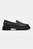 QUEENA BLACK THICK SOLE DETAIL WOMEN'S SHOES