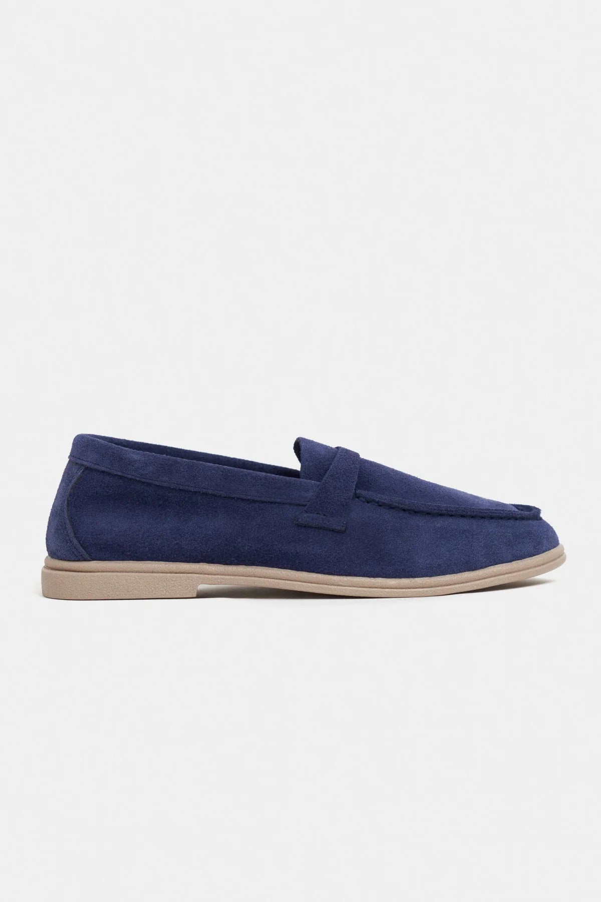 BERY Navy Blue Suede Genuine Leather Women’s Loafer | FOOTWEAR | Loafers | Lebbse BERY Navy Blue Suede Genuine Leather Women’s Loafer | FOOTWEAR | Loafers | Lebbse