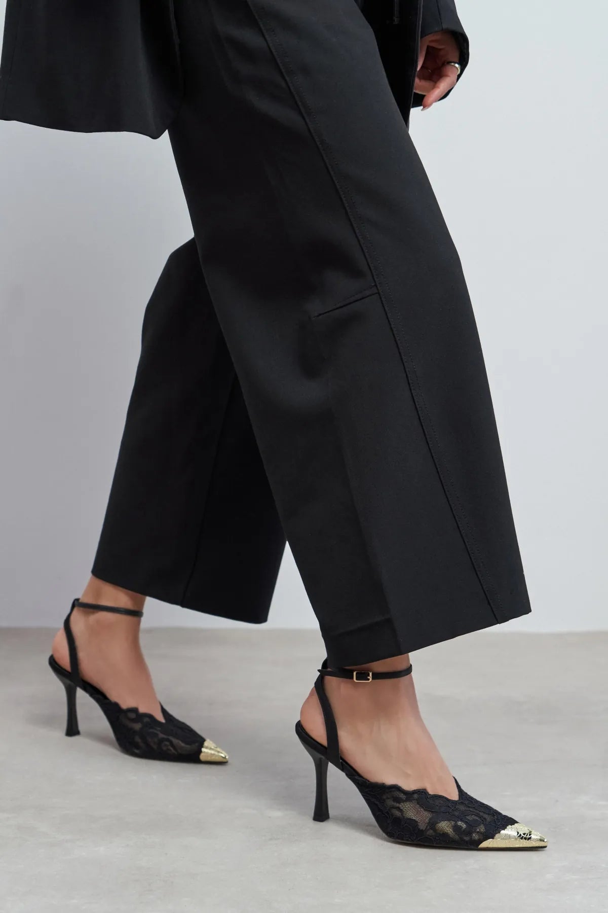 HANNAH Black Lace Embroidered Detail Back Strap Women’s Heels | FOOTWEAR | Heels | Lebbse HANNAH Black Lace Embroidered Detail Back Strap Women’s Heels | FOOTWEAR | Heels | Lebbse