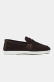 Aspire – Brown Genuine Suede Leather Ballet Flats