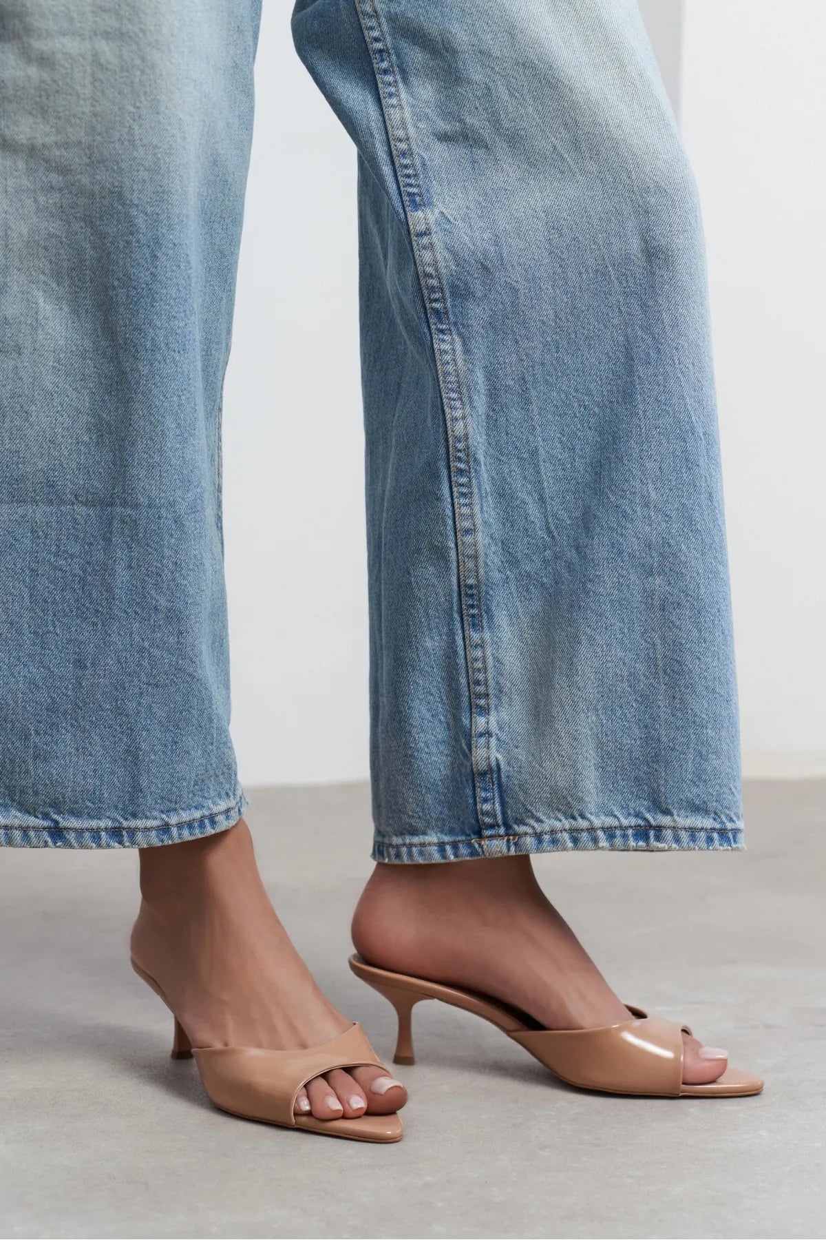 PROMISE Nude Rustic Pointed Toe Women’s Heeled Mules | FOOTWEAR | Slipper | Lebbse PROMISE Nude Rustic Pointed Toe Women’s Heeled Mules | FOOTWEAR | Slipper | Lebbse