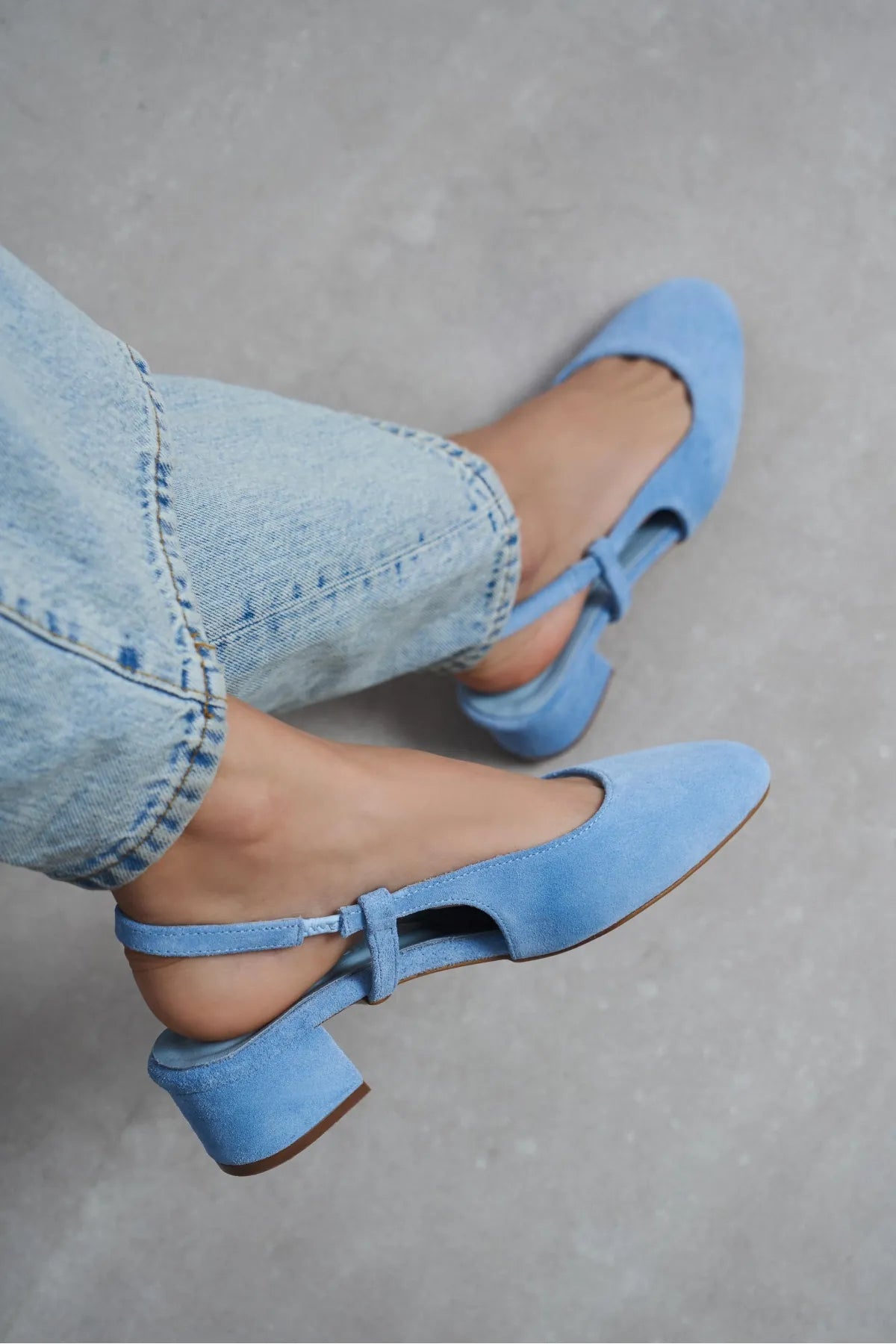 S-HARMONY Baby Blue Suede Square Toe Buckle Detail Low Heel Women’s Ballet Flats | Ballet Flats | FOOTWEAR | Lebbse S-HARMONY Baby Blue Suede Square Toe Buckle Detail Low Heel Women’s Ballet Flats | Ballet Flats | FOOTWEAR | Lebbse