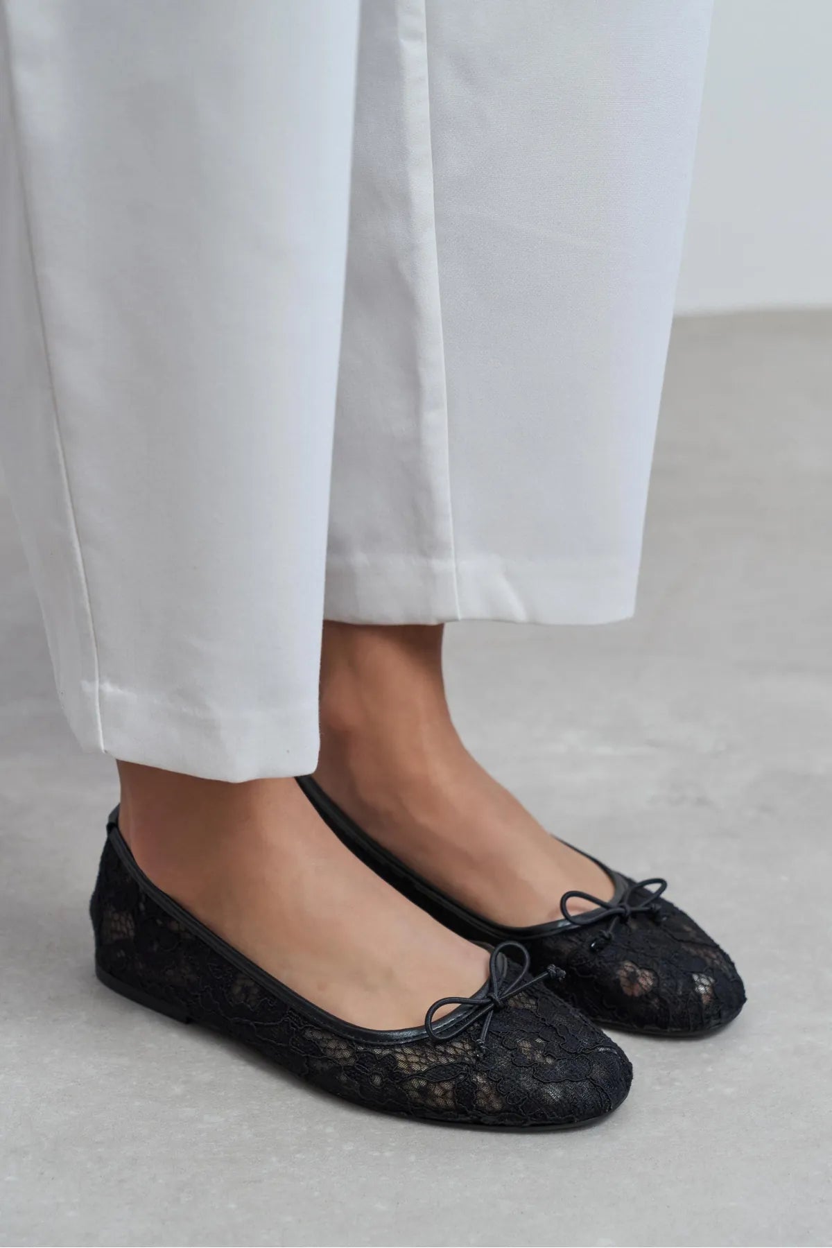 MAGNI Black Lace Embroidered Bow Detail Women’s Ballet Flats | Ballet Flats | FOOTWEAR | Lebbse MAGNI Black Lace Embroidered Bow Detail Women’s Ballet Flats | Ballet Flats | FOOTWEAR | Lebbse