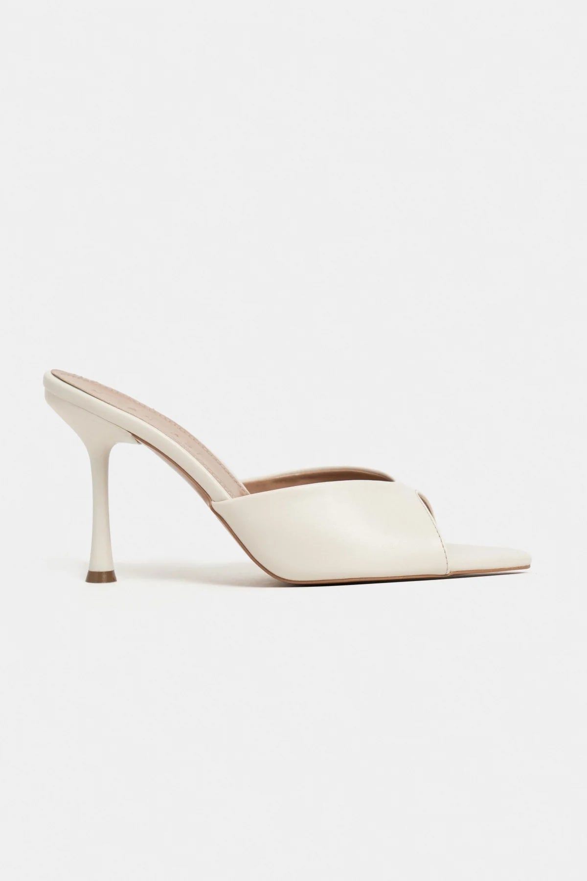 RODI Beige Matte Pointed Toe Women’s Thin Heel Mule Sandals | FOOTWEAR | Heels | Slipper | Lebbse RODI Beige Matte Pointed Toe Women’s Thin Heel Mule Sandals | FOOTWEAR | Heels | Slipper | Lebbse