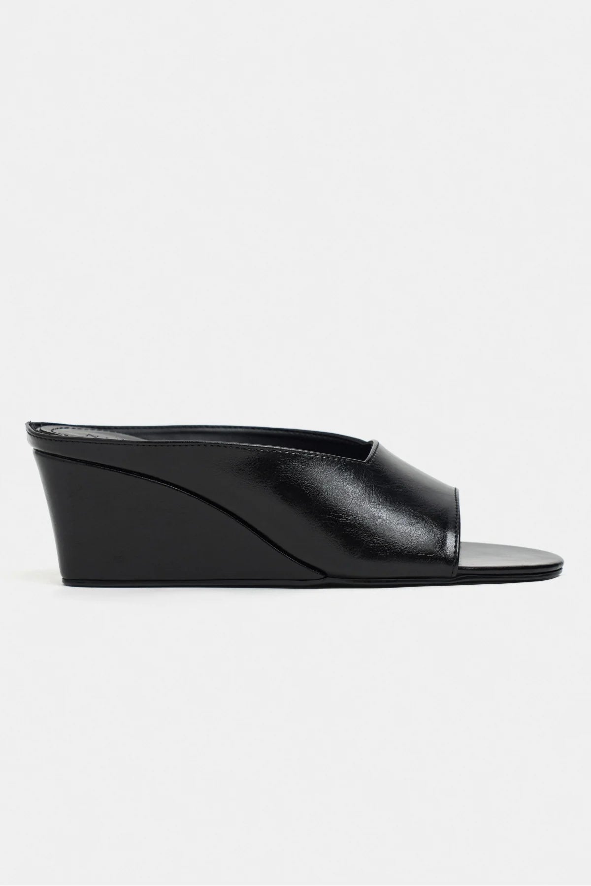 ALLISON Black Rustic Wedge Heel Women’s Mules | FOOTWEAR | Slipper | Lebbse ALLISON Black Rustic Wedge Heel Women’s Mules | FOOTWEAR | Slipper | Lebbse