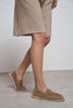 BERY Rome Beige Suede Genuine Leather Women’s Loafer