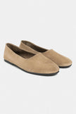 ROSEL Rome Beige Genuine Leather Women’s Ballet Flats