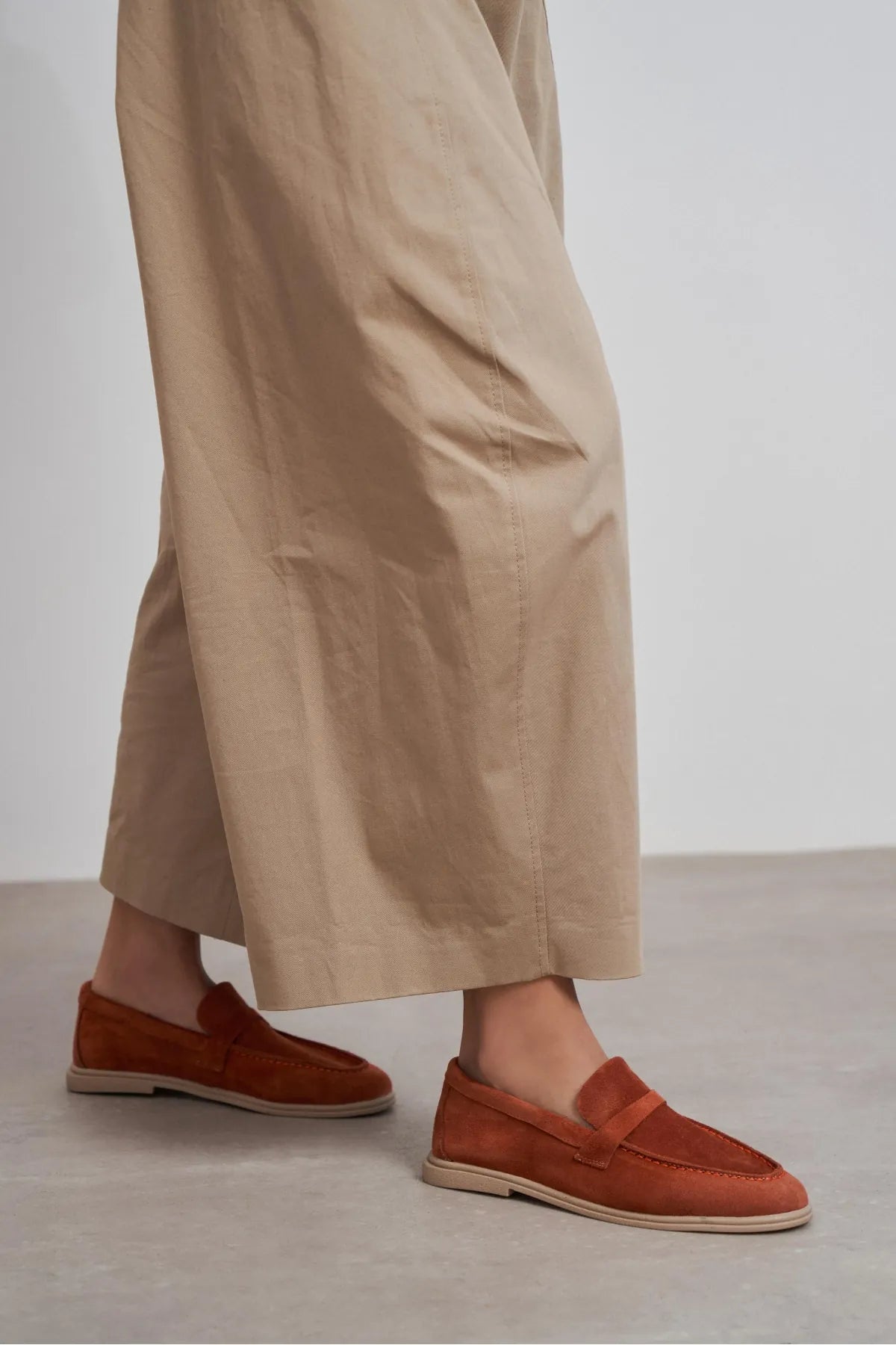 BERY Tile Brick Suede Genuine Leather Women’s Loafer | FOOTWEAR | Loafers | Lebbse BERY Tile Brick Suede Genuine Leather Women’s Loafer | FOOTWEAR | Loafers | Lebbse
