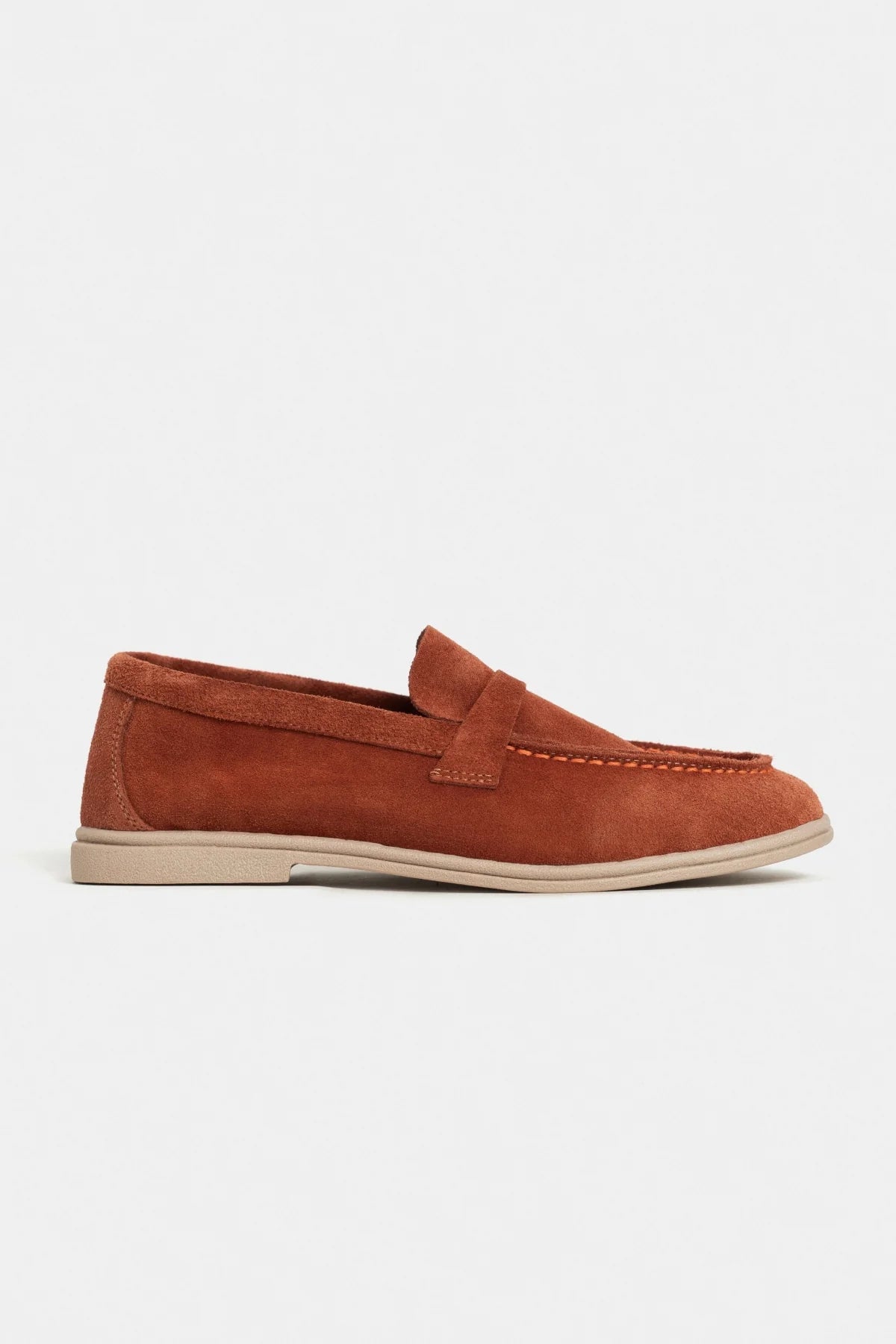 BERY Tile Brick Suede Genuine Leather Women’s Loafer | FOOTWEAR | Loafers | Lebbse BERY Tile Brick Suede Genuine Leather Women’s Loafer | FOOTWEAR | Loafers | Lebbse