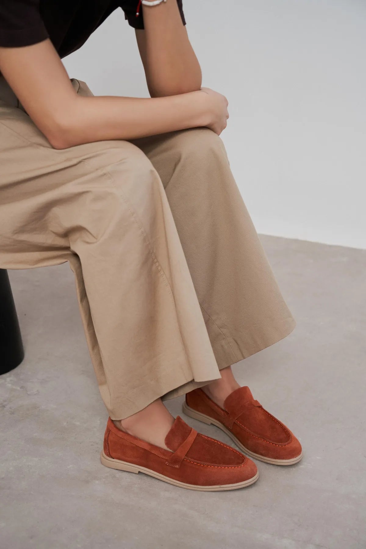 BERY Tile Brick Suede Genuine Leather Women’s Loafer | FOOTWEAR | Loafers | Lebbse BERY Tile Brick Suede Genuine Leather Women’s Loafer | FOOTWEAR | Loafers | Lebbse
