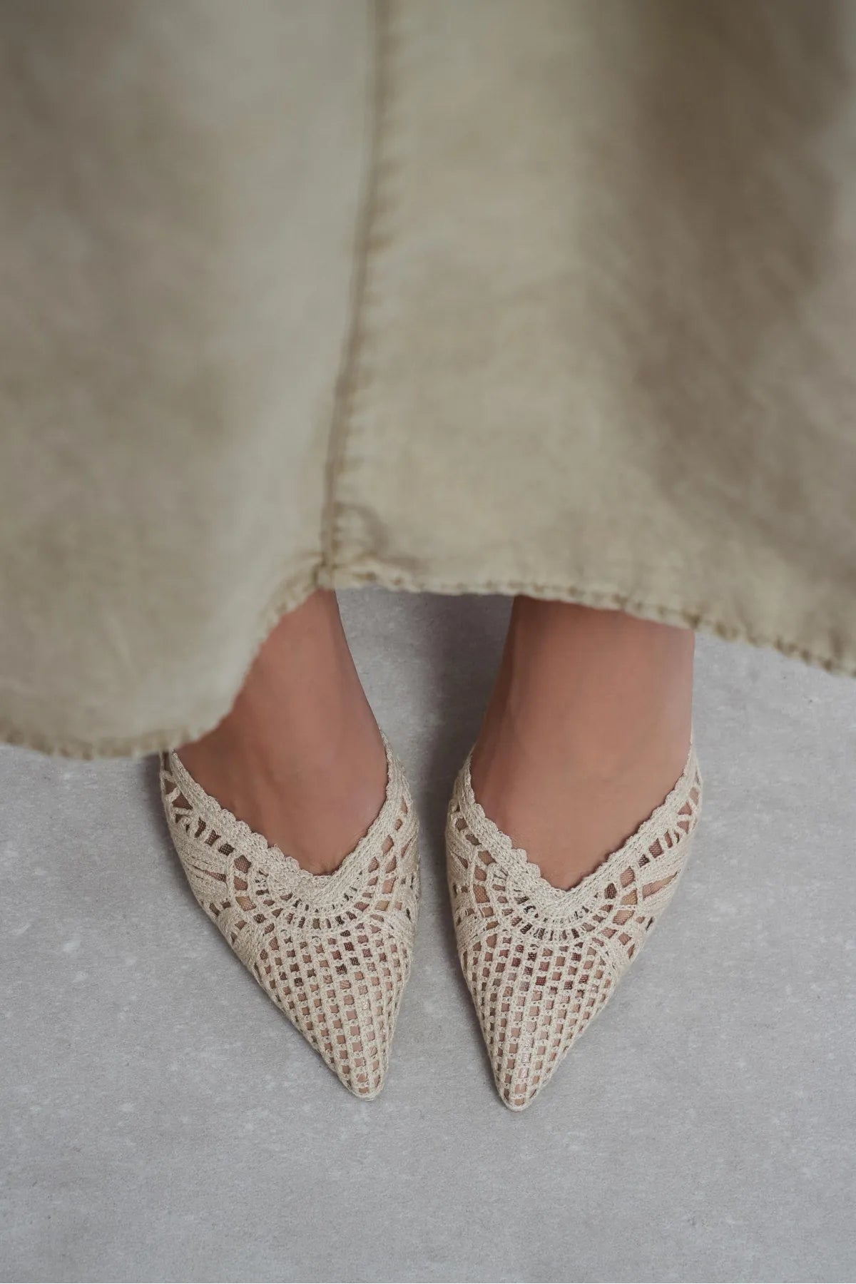 NORELY Beige Knit Mesh Embroidered Slingback Women’s Heels | FOOTWEAR | Heels | Lebbse NORELY Beige Knit Mesh Embroidered Slingback Women’s Heels | FOOTWEAR | Heels | Lebbse